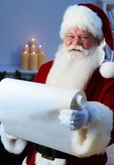 Santa Checking His List