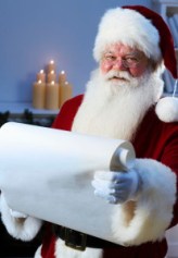Santa Checking His List